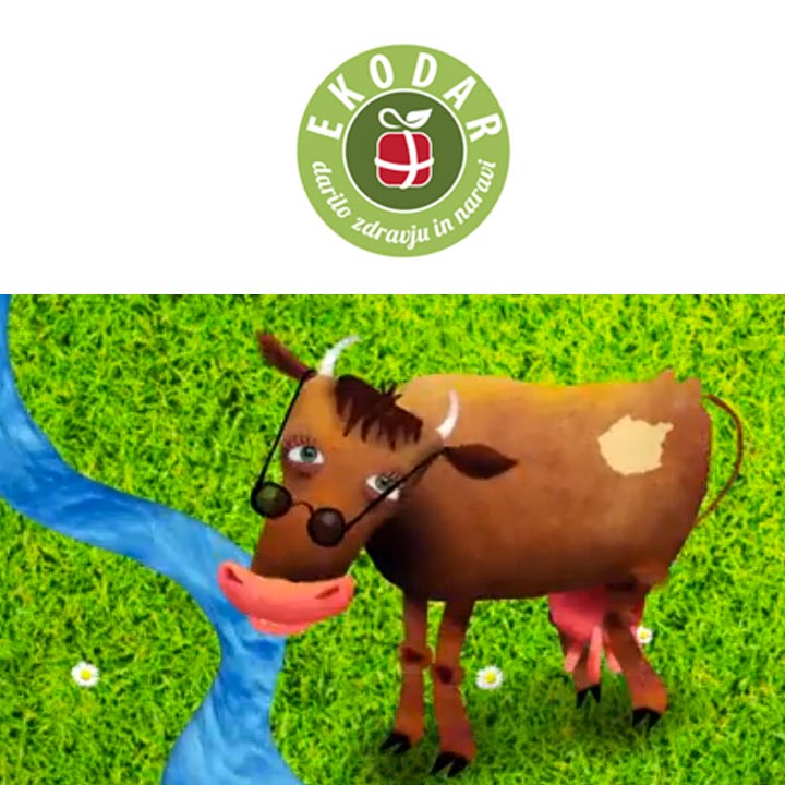 TV oglas 'Prava je le eko krava' za podjetje Ekodar